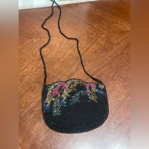 Carla Marchi Beaded Shoulder Purse bag